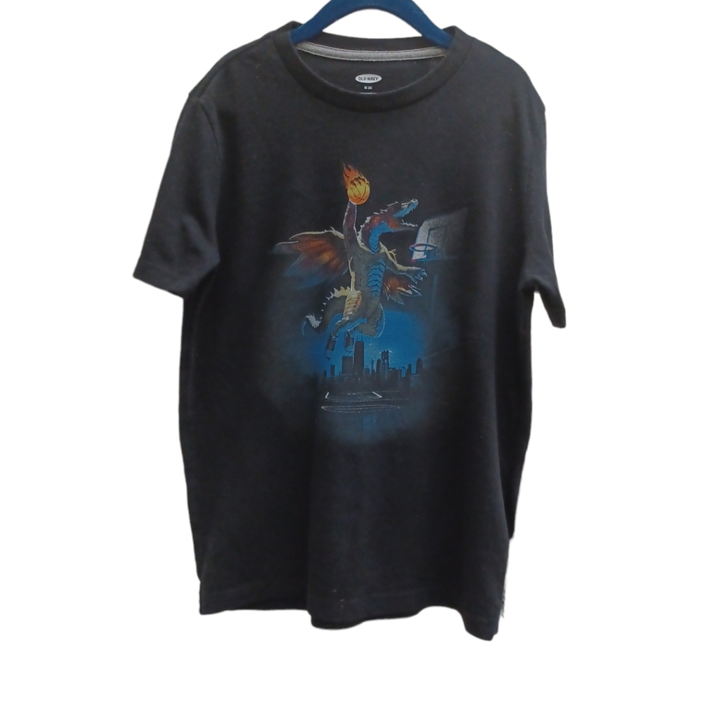 Old Navy T-Shirt Short Sleeve Boy Size M(8) Black